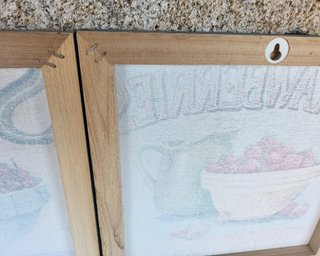 Lote de 2 cuadros decorativos – 31 × 31 cm
