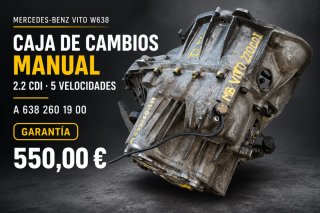 CAMBIO MANUAL MB VITO w638 2.2CDI