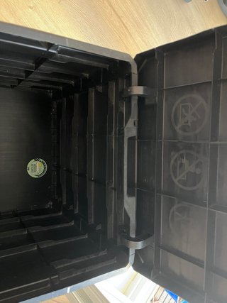 Caja Almacenamiento Jardín 90L Antracita