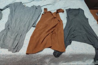 Lote 3 vestidos + peto talla única