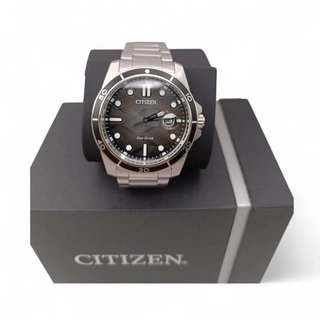 RELOJ CITIZEN ECO DRIVE MARINE 1810 NEGRO + CAJA + ESLABONES