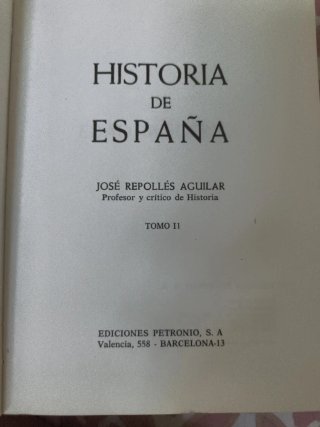 Libro de historia de España