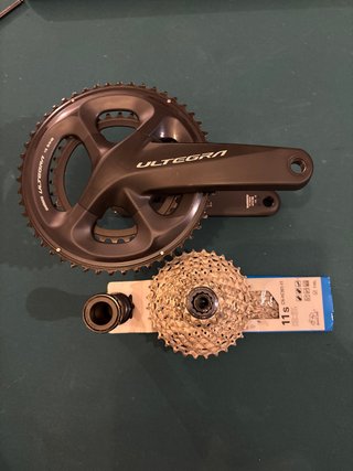Bielas, Cassette y Cadena Shimano Ultegra