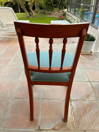 Conjunto 4 Sillas Comedor Tapizadas y restauradas.