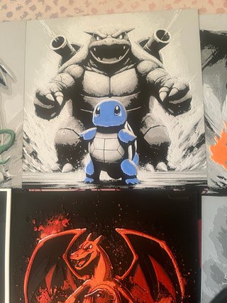 Pack 6 Láminas Pokémon 3D Charizard