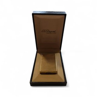 MECHERO DUPONT PARIS DORADO CON CAJA