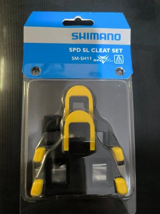 Calas Shimano SPD SL SM-SH11 Amarillas