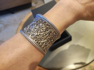 Brazalete Yanes Young Plata Labrada