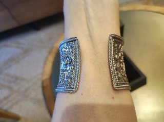 Brazalete Yanes Young Plata Labrada