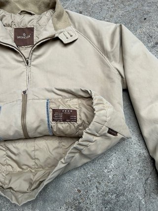 Giacca Moncler Beige Uomo
