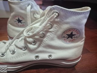 Converse Blancas Hi Top