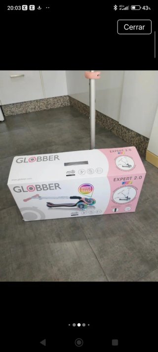 Patinete Globber 3 Ruedas Rosa