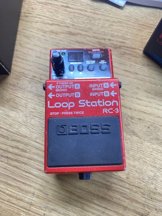 Pedal Looper Boss RC-3