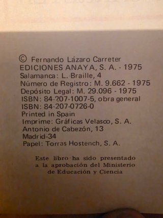 Libro de la lengua Española