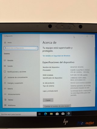 HP EliteBook 840 G6 i5-8365U, 8GB RAM, 256GB SSD