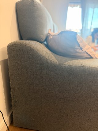 Sofá Chaise Longue Gris con Arcon