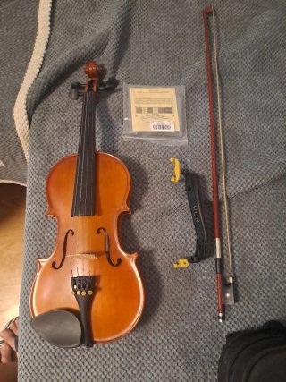 Violín 3/4 con arco y almohadilla