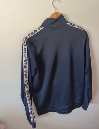 Sudadera cremallera Fila azul talla M