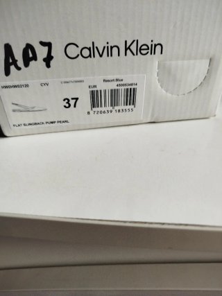 Calvin Klein Slingback Pelle Donna 37