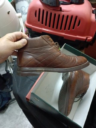 Stivali in pelle marroni Trotters