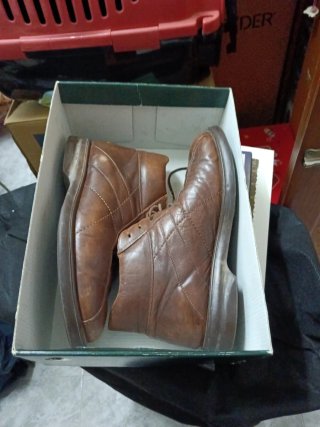 Stivali in pelle marroni Trotters