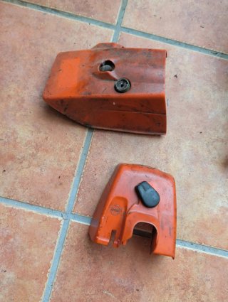 Tapa motor y filtro Stihl MS240 MS260