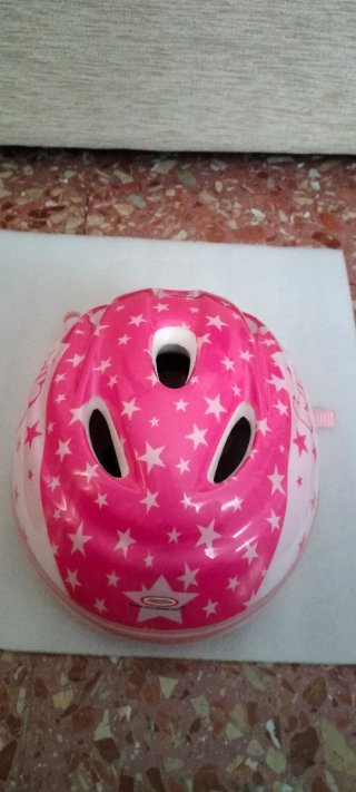 Casco Bicicleta Niña Hello Kitty Rosa