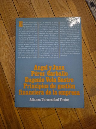 Principios de gestión financiera de la empresa