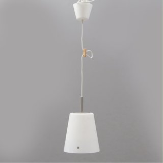 Lámpara colgante cristal Ikea handmade