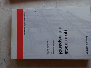 Bernard pottier, Gramática del español