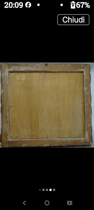 Primavera. Vecchissimo quadro dipinto ad olio