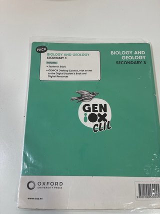 Biology & Geology 3º ESO. Student's book. GENiOX