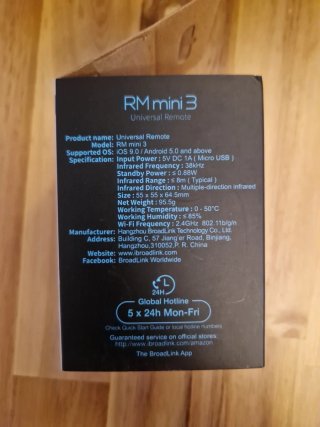 Broadlink RM Mini 3 Universal Remote