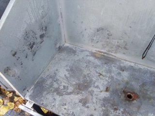 Bañera de chapa de acero galvanizado para mascotas