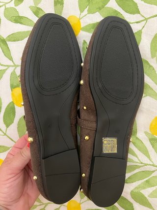 Bailarinas marrones tachuelas talla 40 sin usar