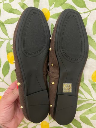 Bailarinas marrones tachuelas talla 40 sin usar