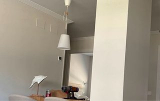 Lámpara colgante Ikea cristal blanco