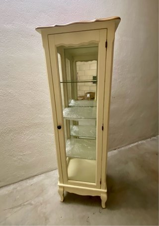 Vitrina armario baldas alacena madera y vidrio