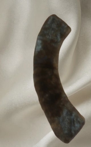 Collo in pelliccia vis.one vintage testa di moro