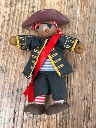 3 Bambole Pirata in Legno Budkin Le Toy Van