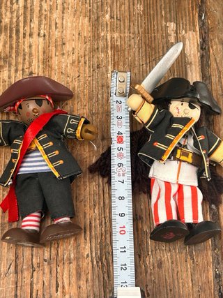 3 Bambole Pirata in Legno Budkin Le Toy Van