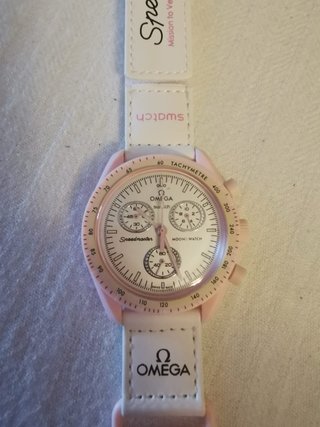 Swatch x Omega Misión a Venus Rosa
