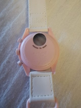 Swatch x Omega Misión a Venus Rosa