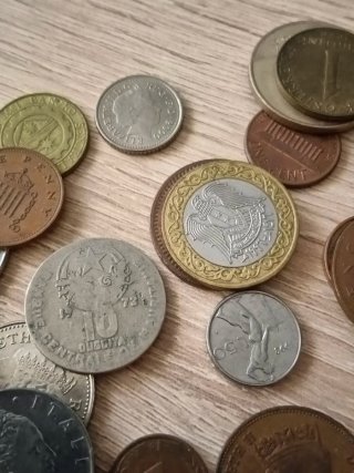 Lote monedas extranjeras varios países