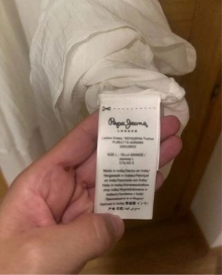 Vestido blanco Pepe Jeans Talla L