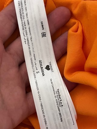 Twinset Abito corto georgette plissé S