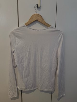 2 Camisetas manga larga con escote cuadrado