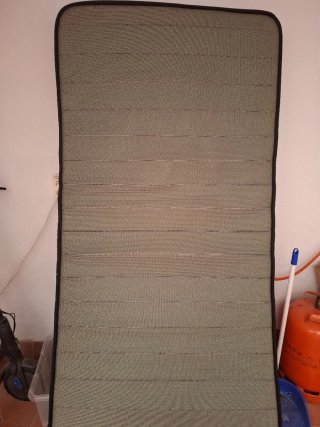 Estructura cama madera + colchón