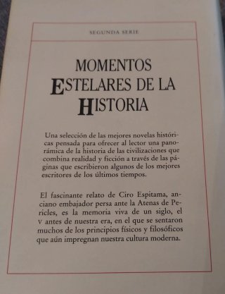Momentos estelares de la historia. 9 libros