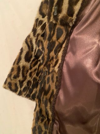 Pelliccia Ocelot Animalier da Riparare